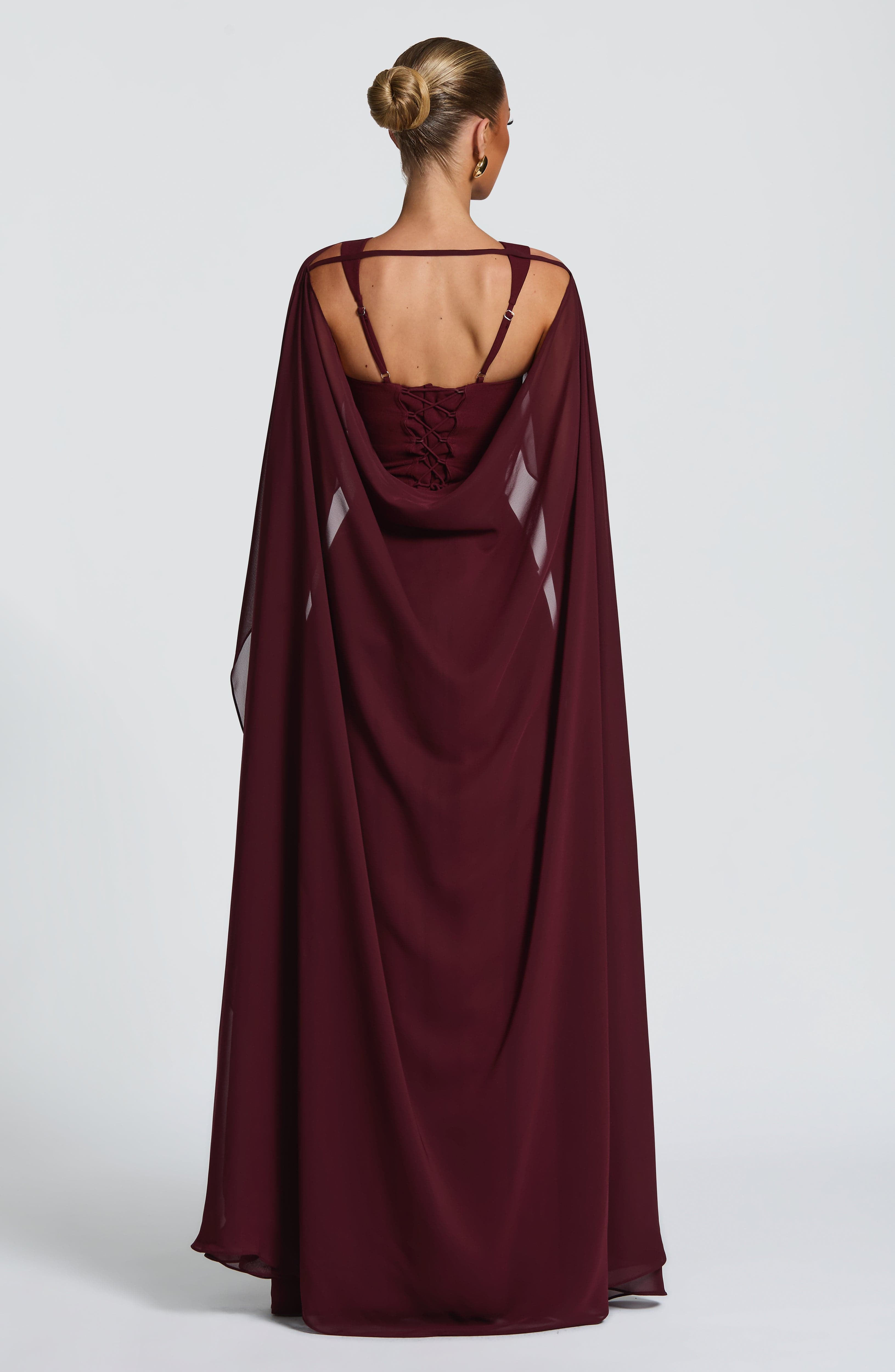 Romy Cape - Cherry Lacquer