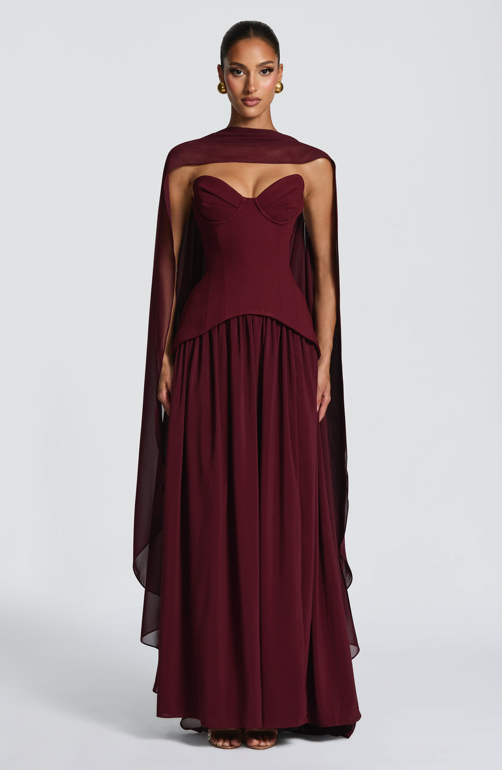 Romy Cape - Cherry Lacquer