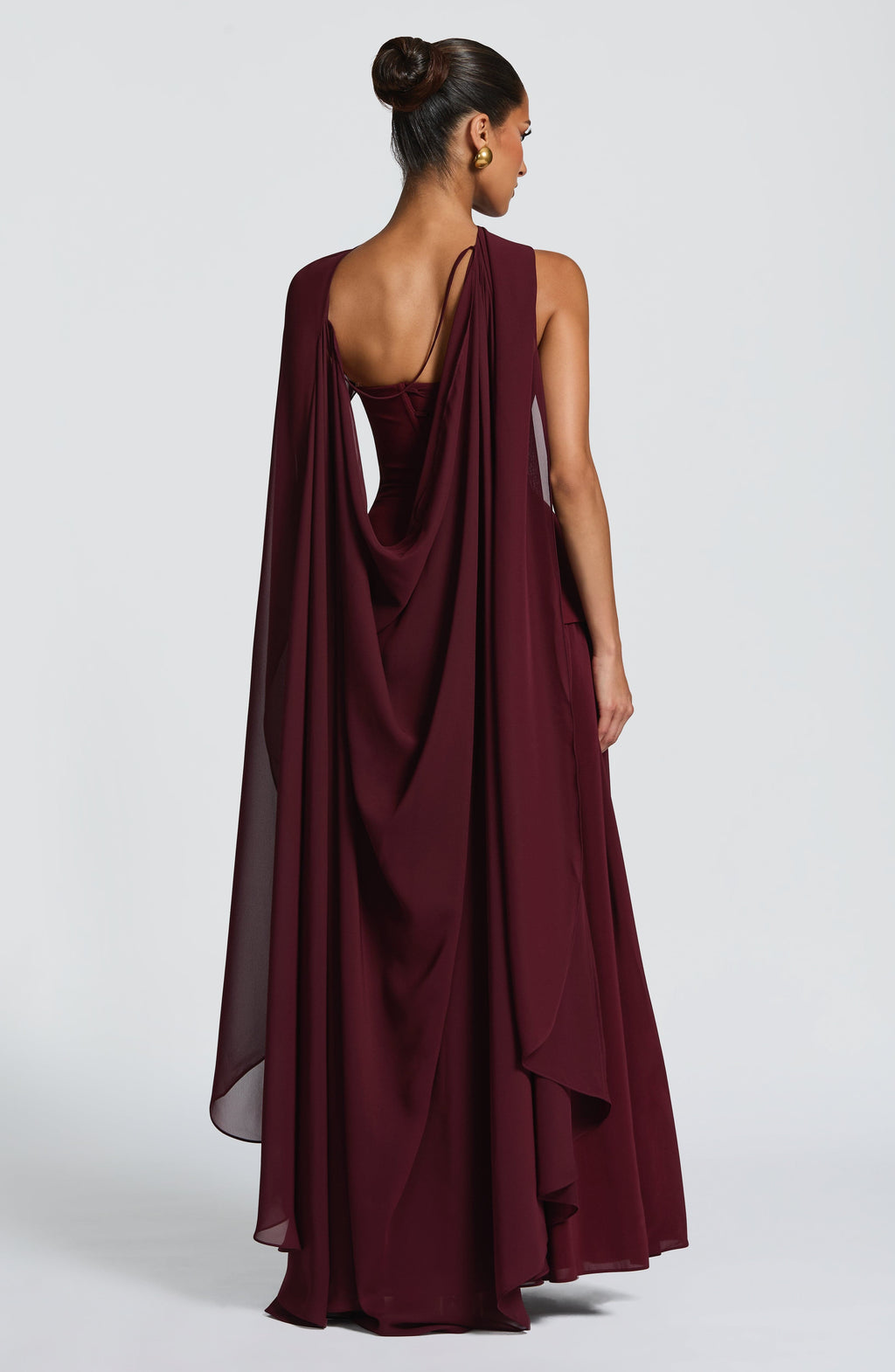 Romy Cape - Cherry Lacquer