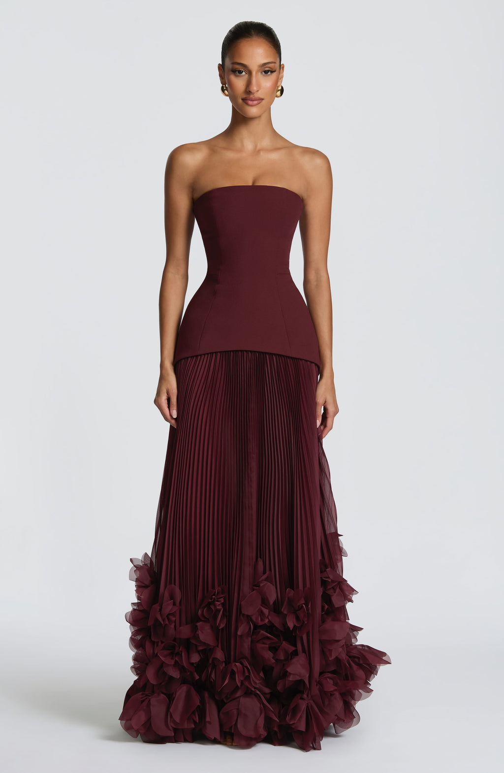 Seraphina Gown - Cherry Lacquer