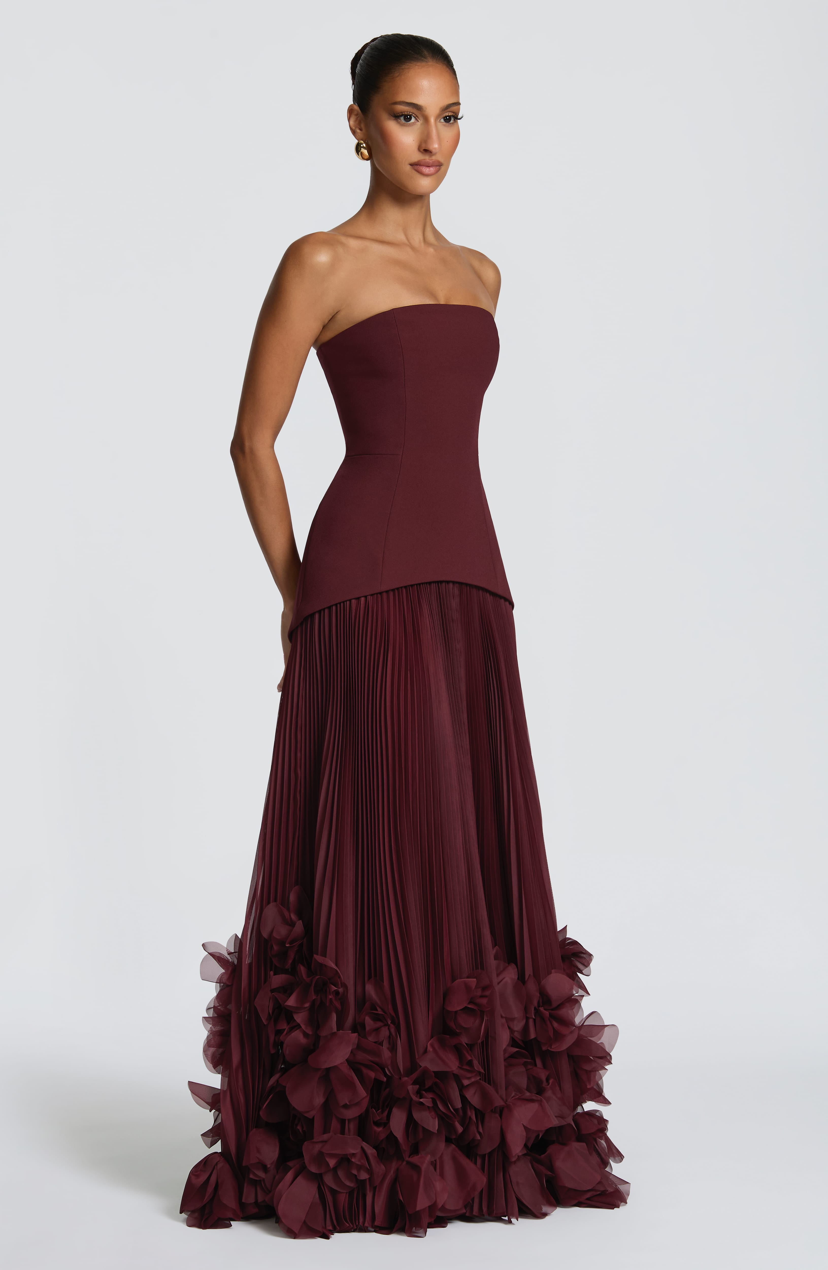 Seraphina Gown - Cherry Lacquer