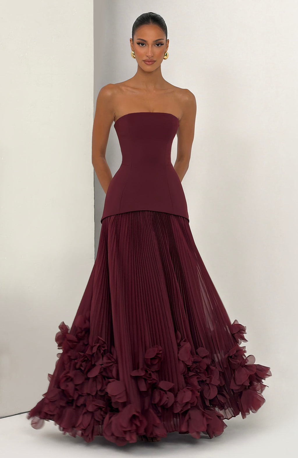 Seraphina Gown - Cherry Lacquer