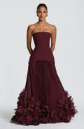 Seraphina Gown - Cherry Lacquer