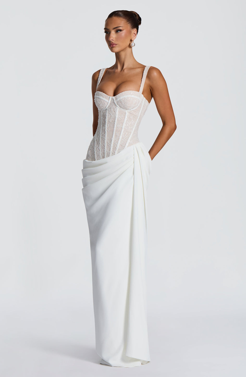 Seren Maxi Dress - Ivory