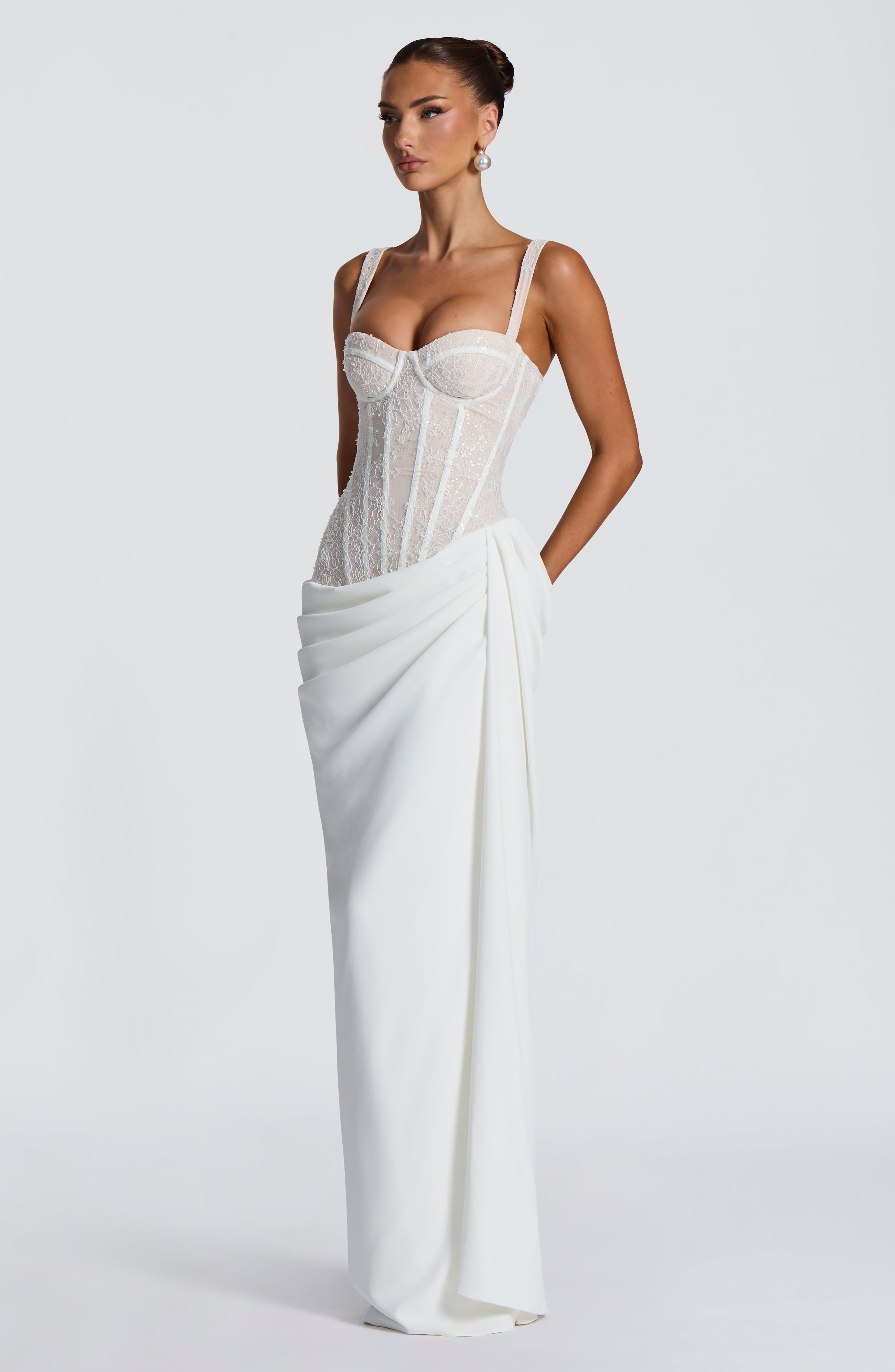 Seren Maxi Dress - Ivory