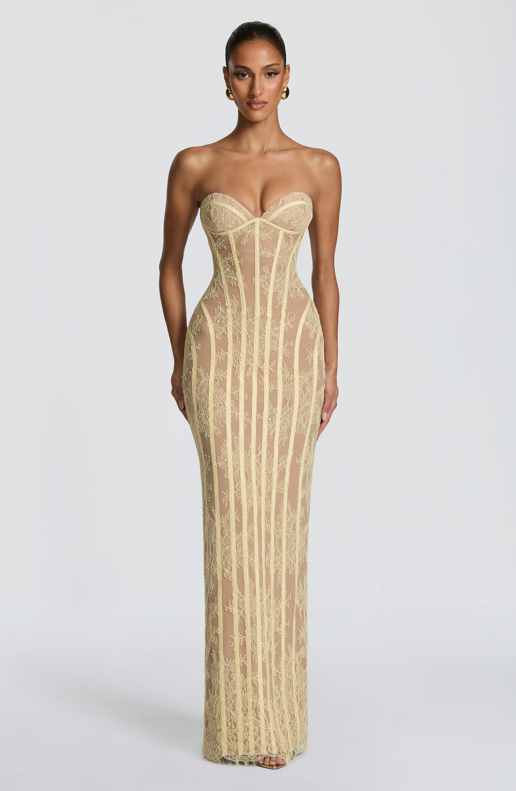 Sian Maxi Dress - Lemon