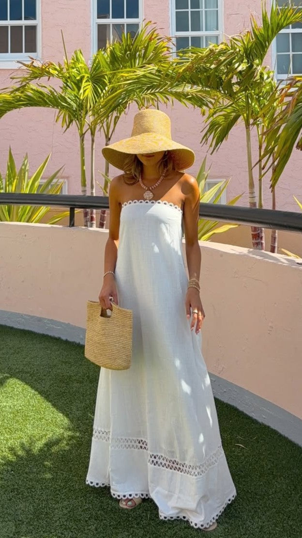 Sandra Maxi Dress - White