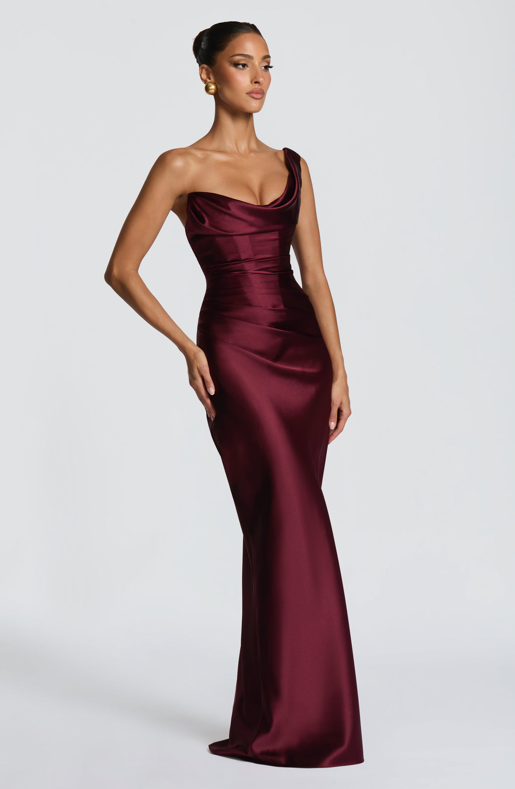 Thalassa Maxi Dress - Cherry Lacquer