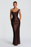 Thalassa Maxi Dress - Plum Brown