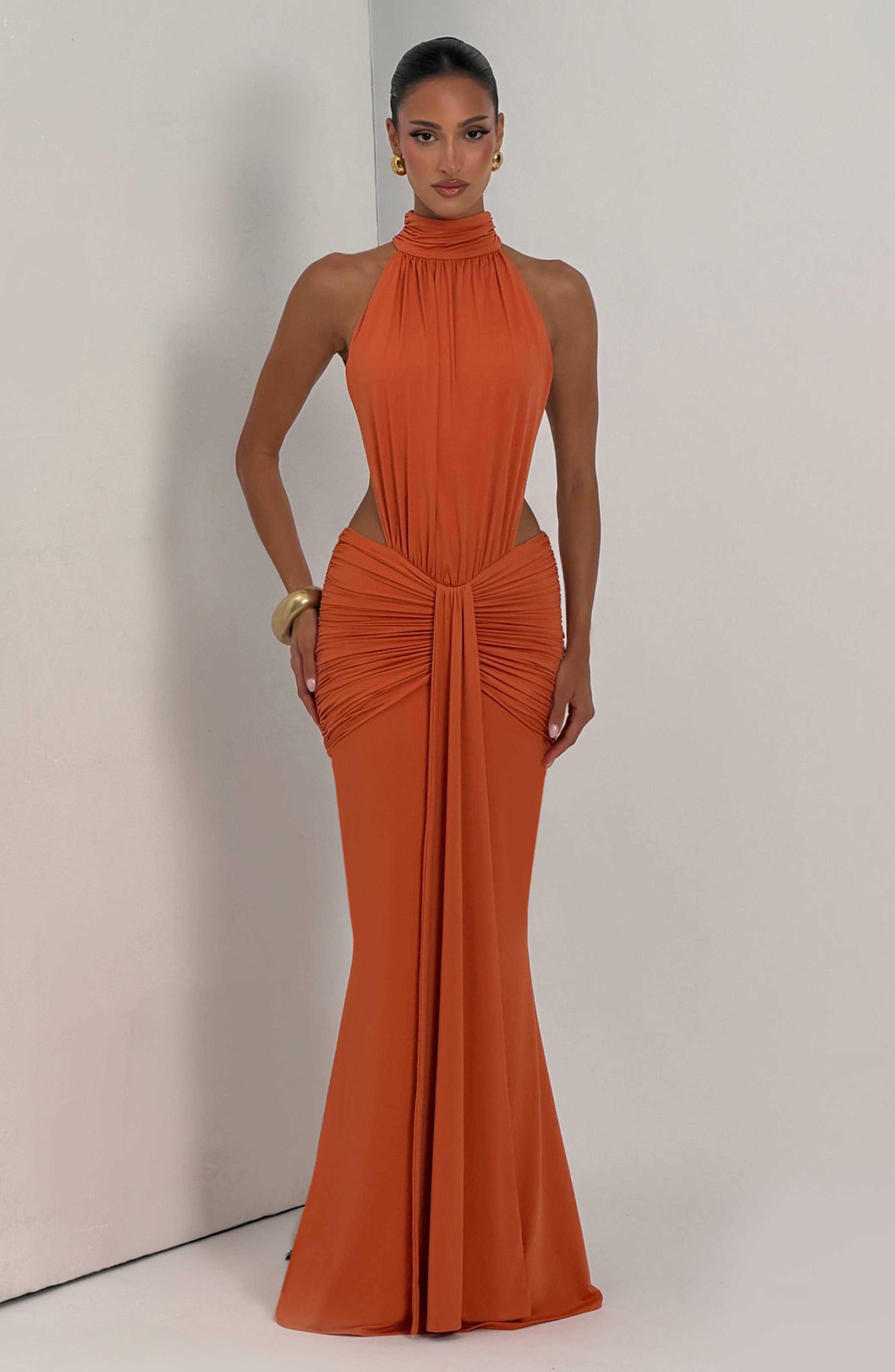 Thekla Maxi Dress - Burnt Orange