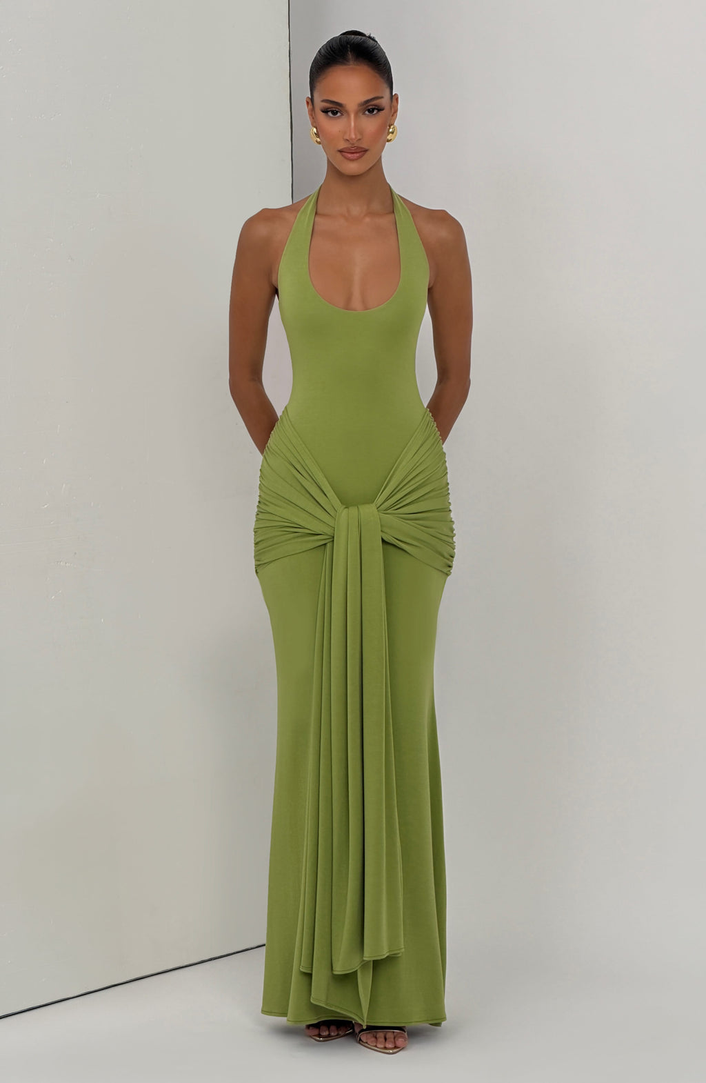 Veneda Maxi Dress - Olive