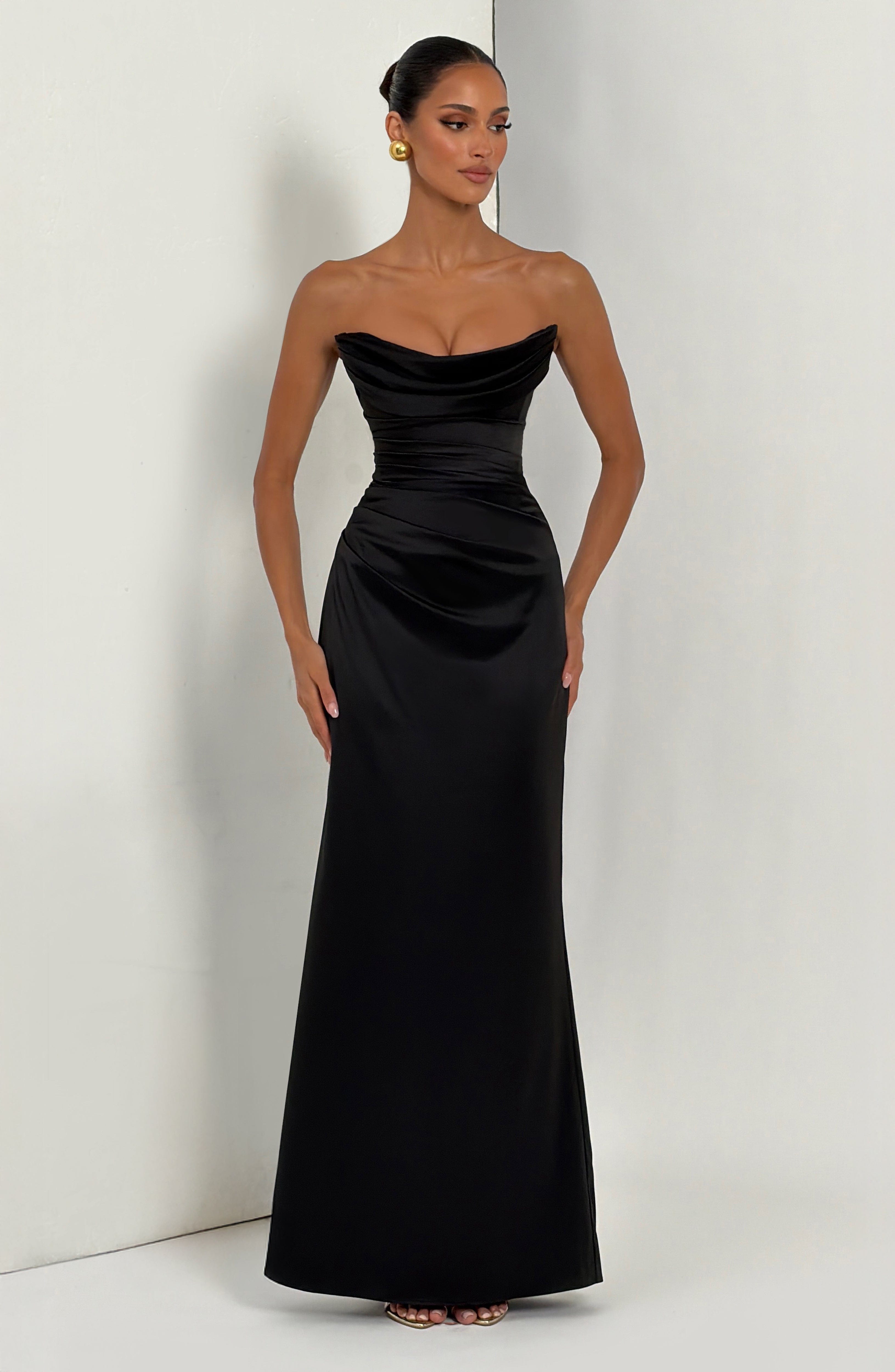 Vessa Maxi Dress - Black