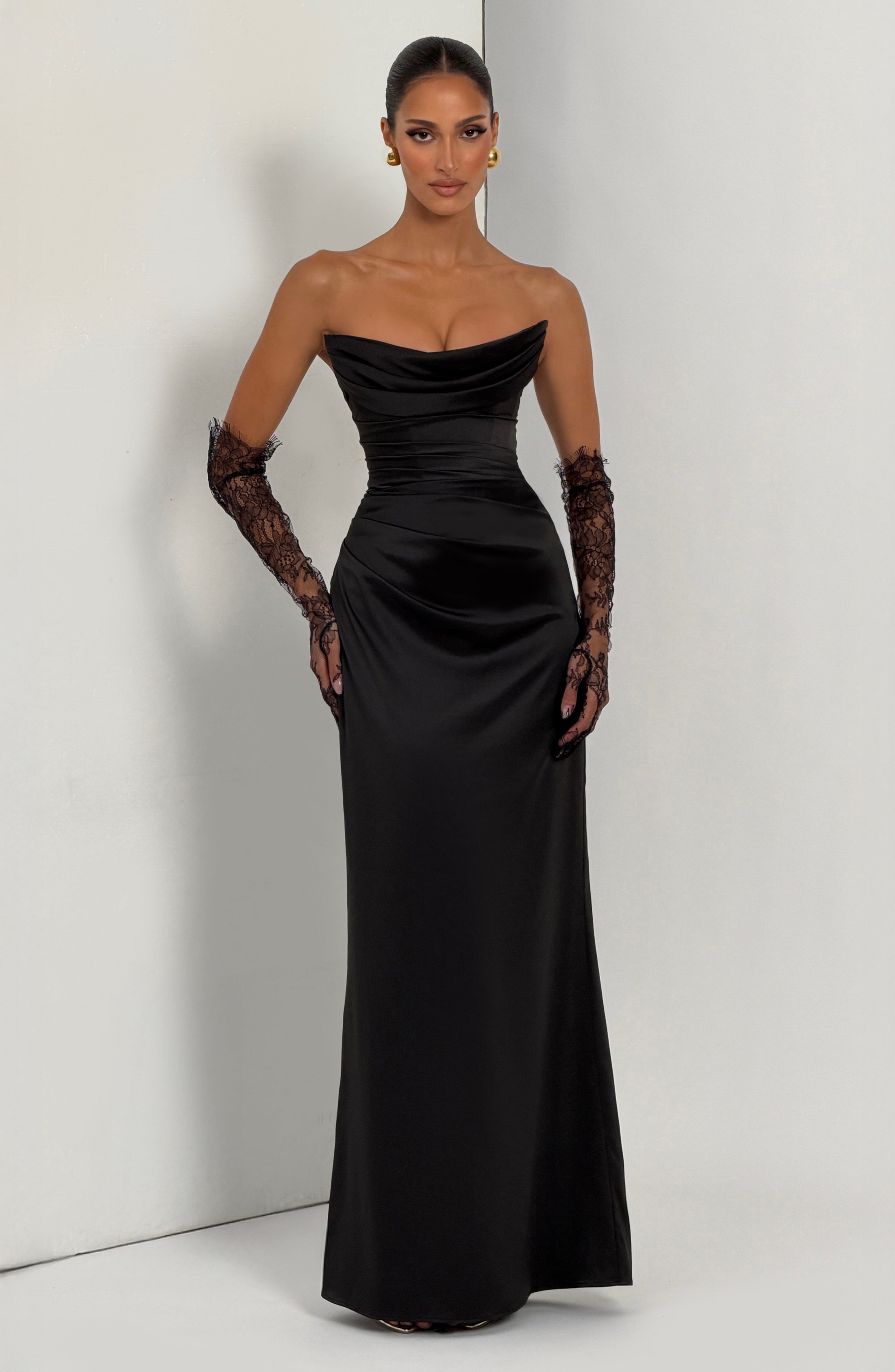 Vessa Maxi Dress - Black