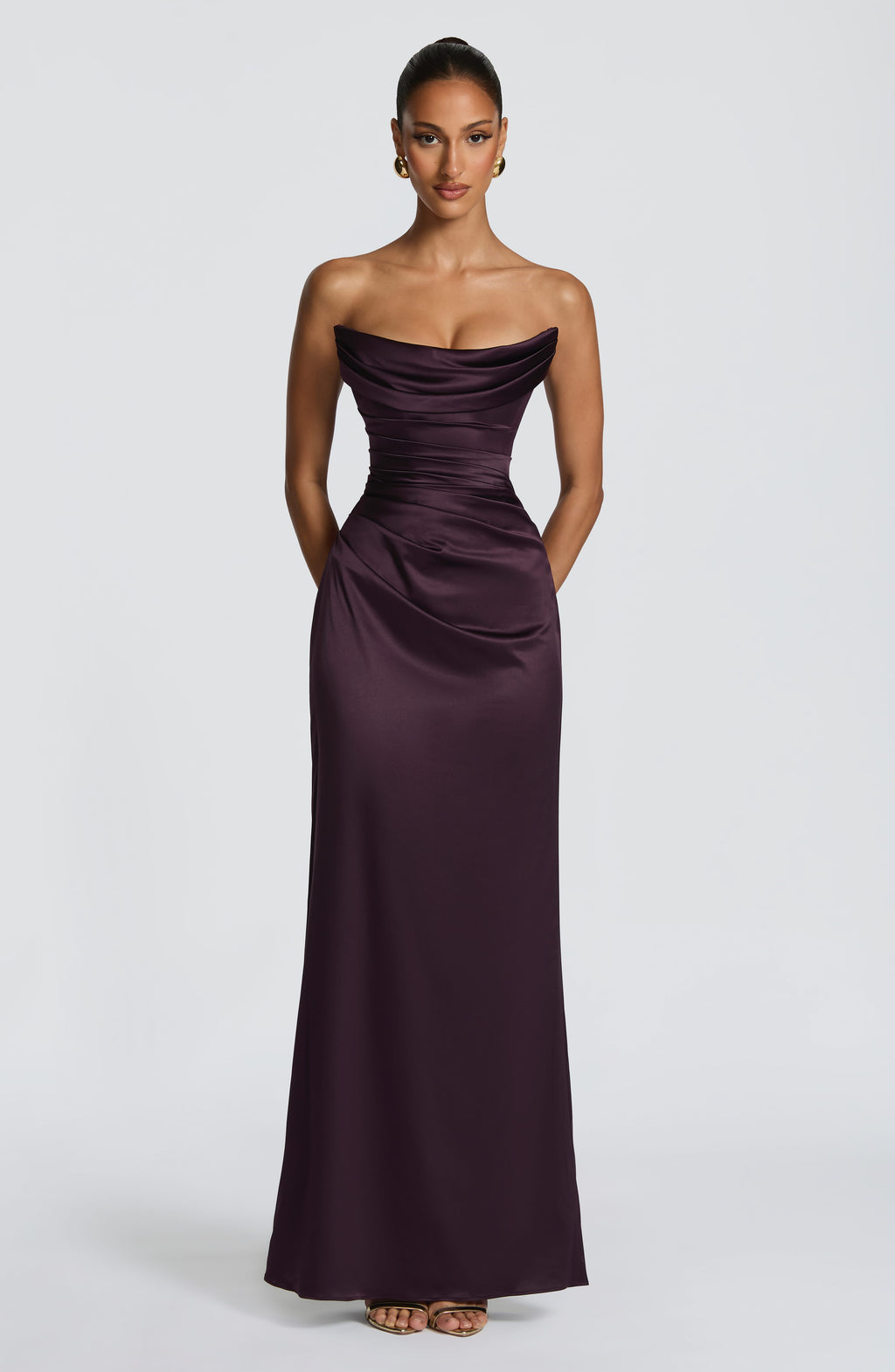 Vessa Maxi Dress - Plum