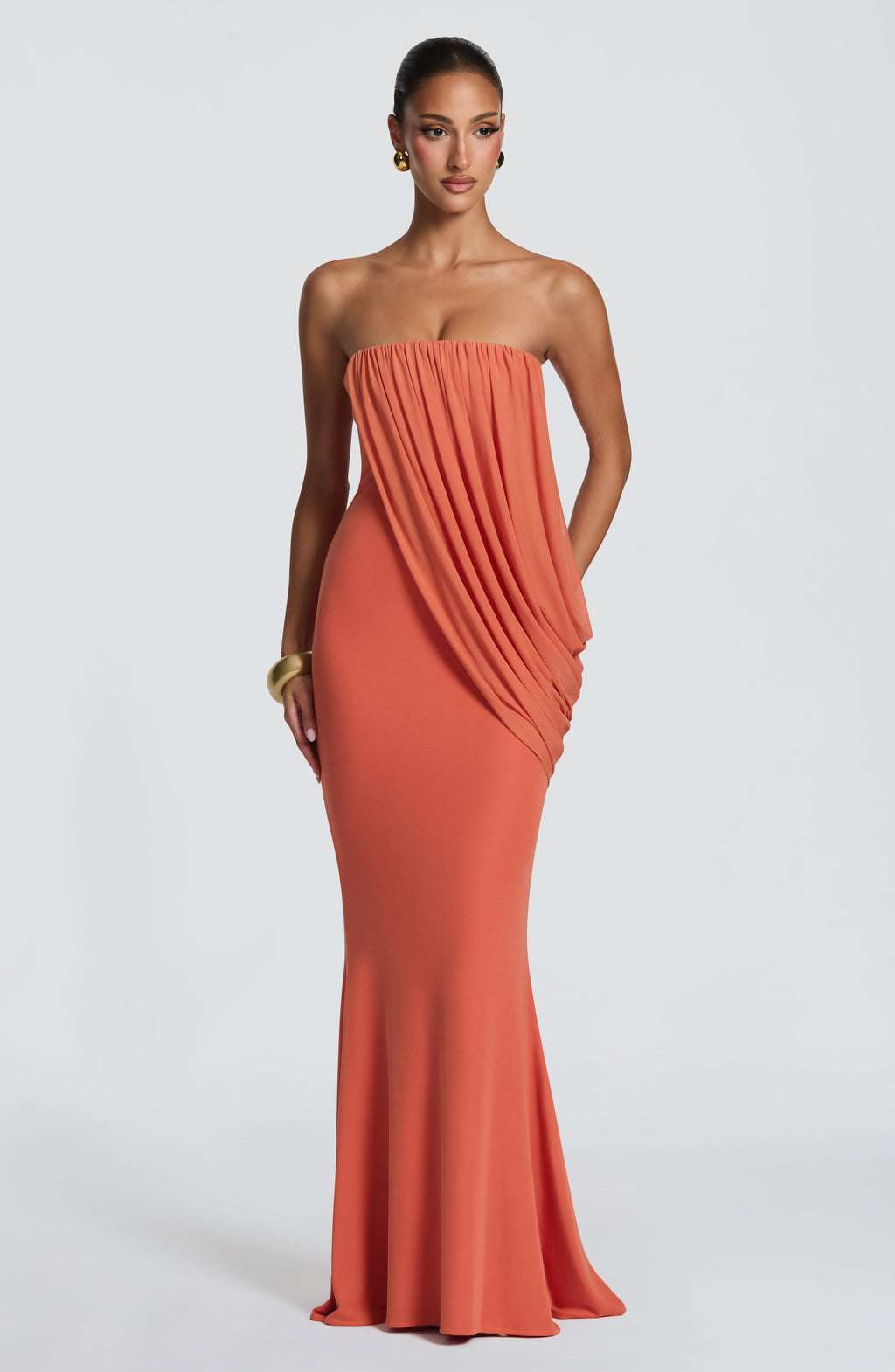 Vienna Maxi Dress - Burnt Orange