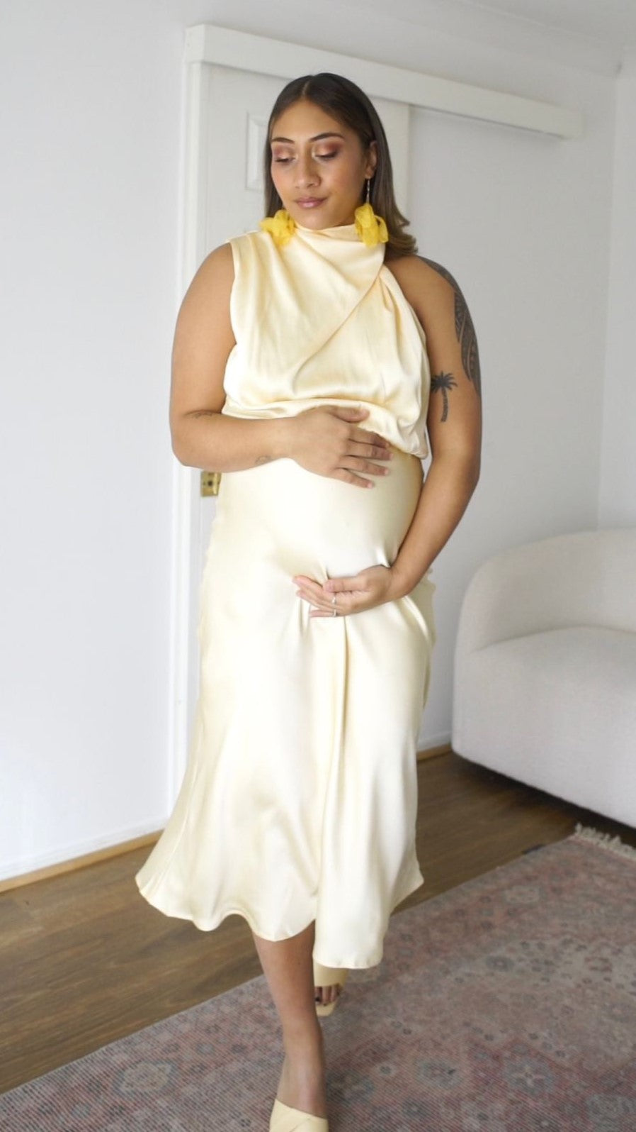 Esther Maxi Dress - Lemon
