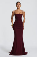 Zaria Gown - Cherry Lacquer